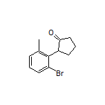 2-(2-Bromo-6-methylphenyl)cyclopentanone