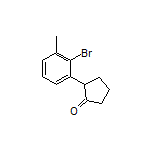 2-(2-Bromo-3-methylphenyl)cyclopentanone