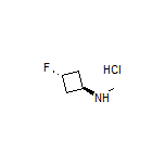 trans-3-Fluoro-N-methylcyclobutanamine Hydrochloride