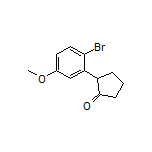 2-(2-Bromo-5-methoxyphenyl)cyclopentanone