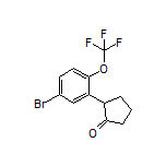 2-[5-Bromo-2-(trifluoromethoxy)phenyl]cyclopentanone