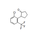 2-[2-Chloro-6-(trifluoromethyl)phenyl]cyclopentanone