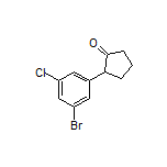 2-(3-Bromo-5-chlorophenyl)cyclopentanone