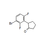 2-(3-Bromo-2,6-difluorophenyl)cyclopentanone