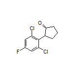 2-(2,6-Dichloro-4-fluorophenyl)cyclopentanone