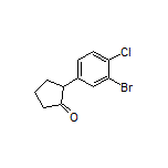 2-(3-Bromo-4-chlorophenyl)cyclopentanone