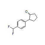 2-[4-(Difluoromethyl)phenyl]cyclopentanone