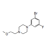 1-(3-Bromo-5-fluorophenyl)-4-(2-methoxyethyl)piperazine