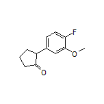 2-(4-Fluoro-3-methoxyphenyl)cyclopentanone