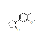 2-(3-Methoxy-4-methylphenyl)cyclopentanone