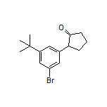 2-[3-Bromo-5-(tert-butyl)phenyl]cyclopentanone