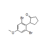 2-(2,6-Dibromo-4-methoxyphenyl)cyclopentanone