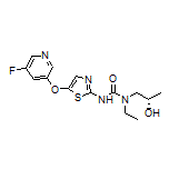 (S)-1-Ethyl-3-[5-[(5-fluoro-3-pyridyl)oxy]-2-thiazolyl]-1-(2-hydroxypropyl)urea