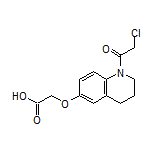 2-[[1-(2-Chloroacetyl)-1,2,3,4-tetrahydroquinolin-6-yl]oxy]acetic Acid