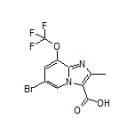 6-Bromo-2-methyl-8-(trifluoromethoxy)imidazo[1,2-a]pyridine-3-carboxylic Acid