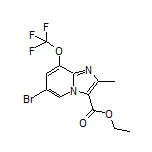 Ethyl 6-Bromo-2-methyl-8-(trifluoromethoxy)imidazo[1,2-a]pyridine-3-carboxylate