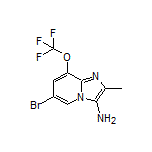 3-Amino-6-bromo-2-methyl-8-(trifluoromethoxy)imidazo[1,2-a]pyridine