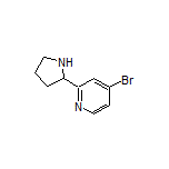 4-Bromo-2-(pyrrolidin-2-yl)pyridine