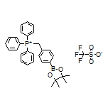 Triphenyl[4-(4,4,5,5-tetramethyl-1,3,2-dioxaborolan-2-yl)benzyl]phosphonium Trifluoromethanesulfonate