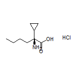 (S)-2-Amino-2-cyclopropylhexanoic Acid Hydrochloride