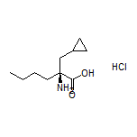 (S)-2-Amino-2-(cyclopropylmethyl)hexanoic Acid Hydrochloride