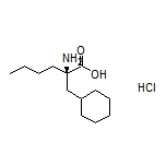 (R)-2-Amino-2-(cyclohexylmethyl)hexanoic Acid Hydrochloride