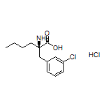 (R)-2-Amino-2-(3-chlorobenzyl)hexanoic Acid Hydrochloride