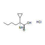 (R)-2-Amino-2-cyclopropylhexanoic Acid Hydrochloride