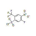 5-Fluoro-4-nitro-2-(trifluoromethyl)-1-benzenesulfonyl Chloride