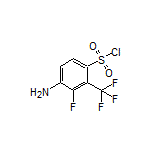 4-Amino-3-fluoro-2-(trifluoromethyl)-1-benzenesulfonyl Chloride