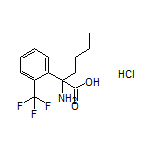 2-Amino-2-[2-(trifluoromethyl)phenyl]hexanoic Acid Hydrochloride