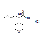 (S)-2-Amino-2-(tetrahydro-2H-pyran-4-yl)hexanoic Acid Hydrochloride