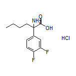 2-Amino-2-(3,4-difluorophenyl)hexanoic Acid Hydrochloride