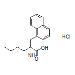 (R)-2-Amino-2-(naphthalen-1-ylmethyl)hexanoic Acid Hydrochloride