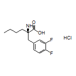 (R)-2-Amino-2-(3,4-difluorobenzyl)hexanoic Acid Hydrochloride