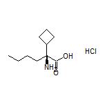 (S)-2-Amino-2-cyclobutylhexanoic Acid Hydrochloride