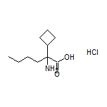 2-Amino-2-cyclobutylhexanoic Acid Hydrochloride