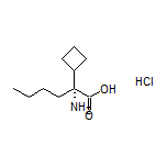 (R)-2-Amino-2-cyclobutylhexanoic Acid Hydrochloride