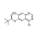 4-Chloro-7-hydroxyquinazolin-6-yl Pivalate