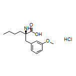 (R)-2-Amino-2-(3-methoxybenzyl)hexanoic Acid Hydrochloride