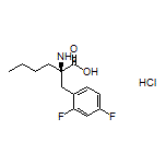 (R)-2-Amino-2-(2,4-difluorobenzyl)hexanoic Acid Hydrochloride