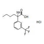 2-Amino-2-[3-(trifluoromethyl)phenyl]hexanoic Acid Hydrochloride