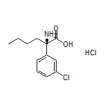 (R)-2-Amino-2-(3-chlorophenyl)hexanoic Acid Hydrochloride