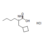 (S)-2-Amino-2-(cyclobutylmethyl)hexanoic Acid Hydrochloride