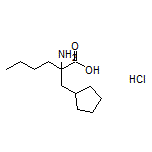 2-Amino-2-(cyclopentylmethyl)hexanoic Acid Hydrochloride