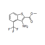 Methyl 3-Amino-4-(trifluoromethyl)benzo[b]thiophene-2-carboxylate