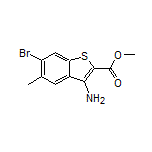 Methyl 3-Amino-6-bromo-5-methylbenzo[b]thiophene-2-carboxylate