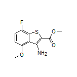 Methyl 3-Amino-7-fluoro-4-methoxybenzo[b]thiophene-2-carboxylate