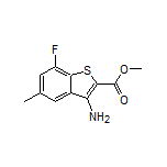 Methyl 3-Amino-7-fluoro-5-methylbenzo[b]thiophene-2-carboxylate