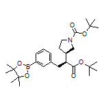 3-[(S)-3-(tert-Butoxy)-2-[(R)-1-chloro-3-pyrrolidinyl]-3-oxopropyl]phenylboronic Acid Pinacol Ester